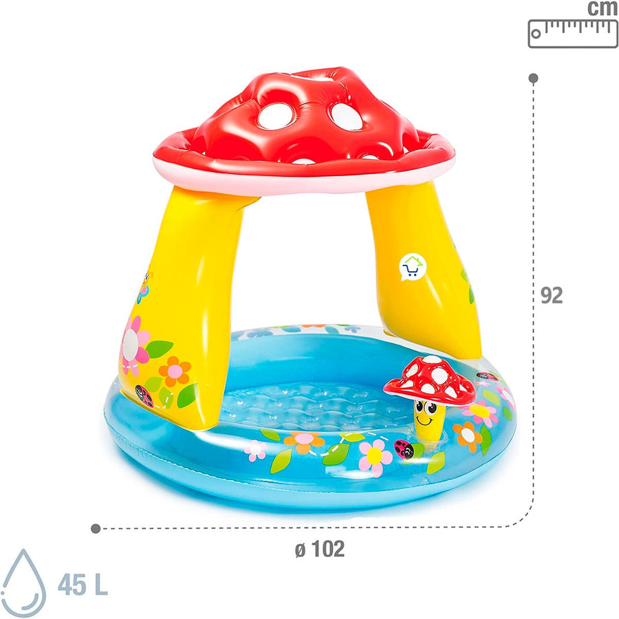 Piscina Inflable  Infantil Con Cubresol