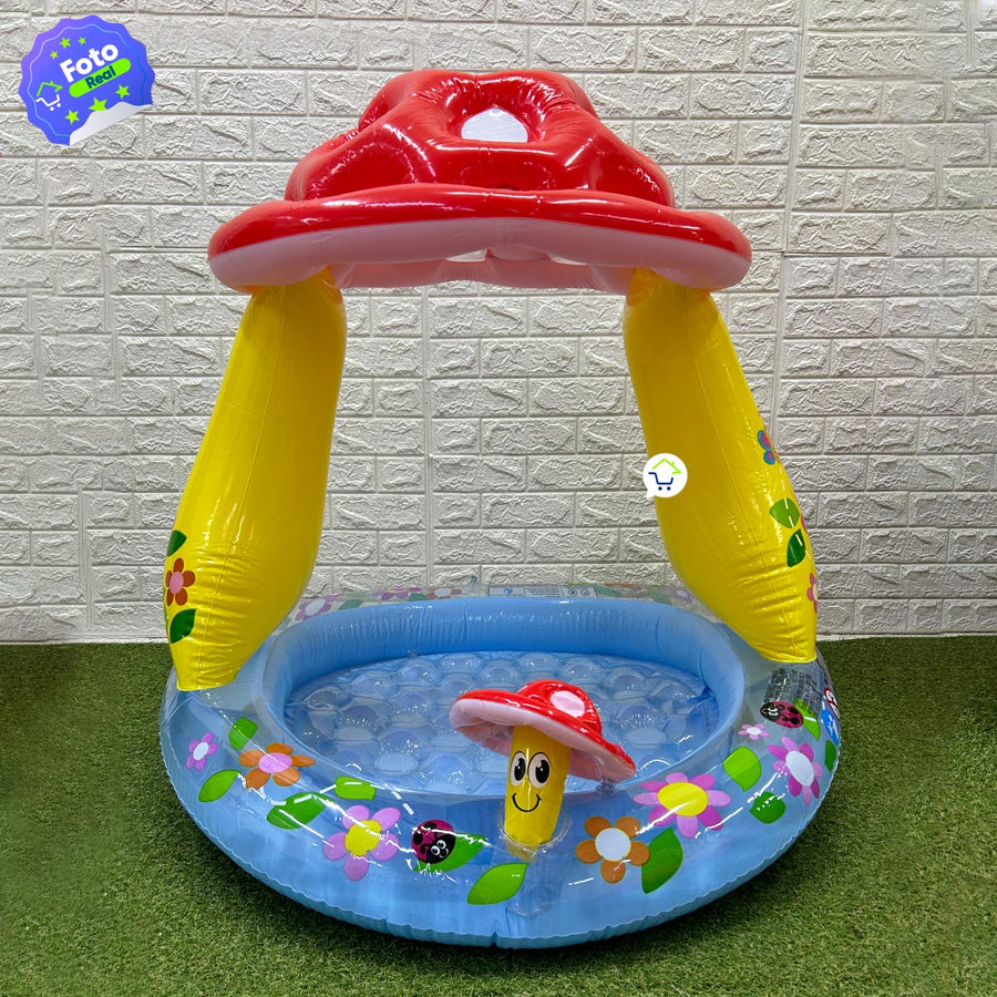 Piscina Inflable  Infantil Con Cubresol