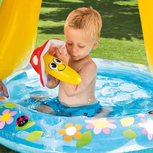 Piscina Inflable  Infantil Con Cubresol