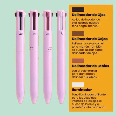 Lápiz de maquillaje 4 en 1