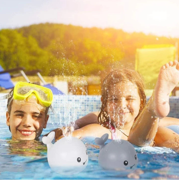 Ballena Sensorial Lanza Agua