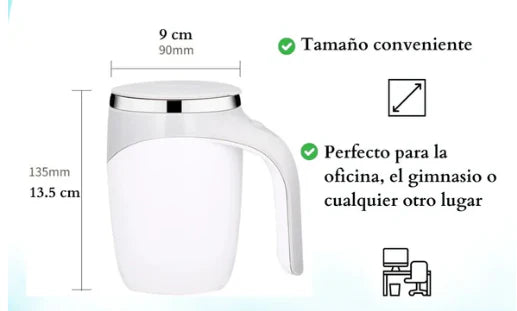 Vaso Batidor Eléctrico Mug Mezclador